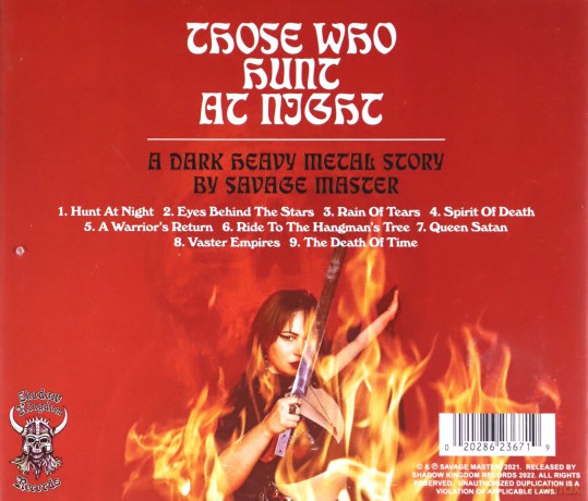 Savage Master: Those Who Hunt At Night [CD]