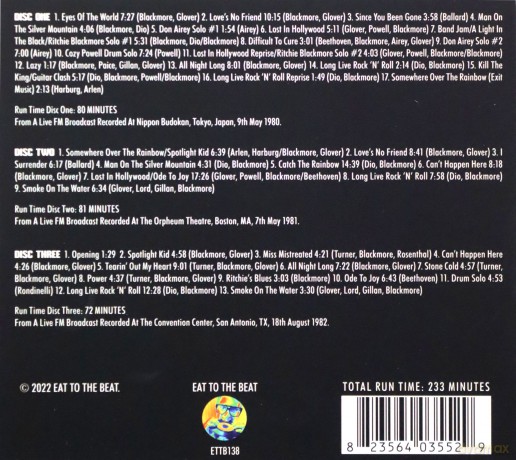 Rainbow: Transmission Impossible [3CD]