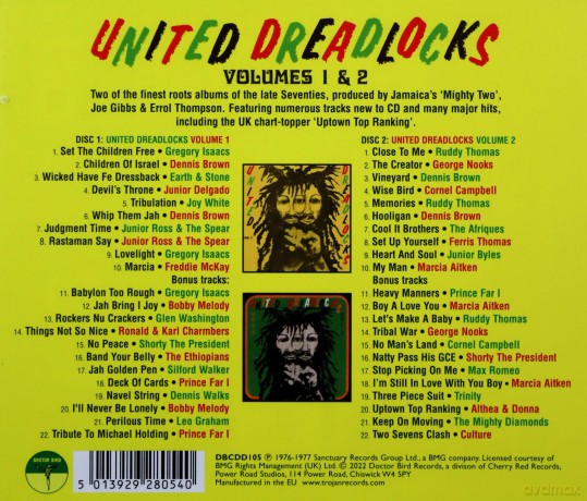 United Dreadlocks Volumes 1 An [2CD]