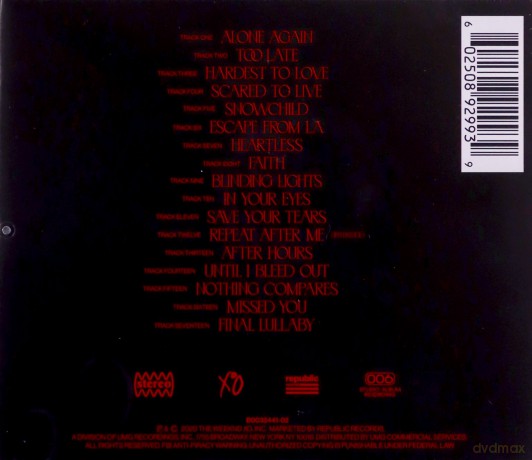 The Weeknd: After Hours [CD]