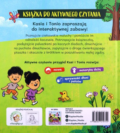 Na wsi. Dotknij, przesuń, potrząśnij. Kapitan Nauka - Maciejka Mazan [KSIĄŻKA]