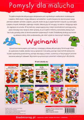 Wycinanki - Pomysły dla malucha - Tamara Michałowska [KSIĄŻKA]