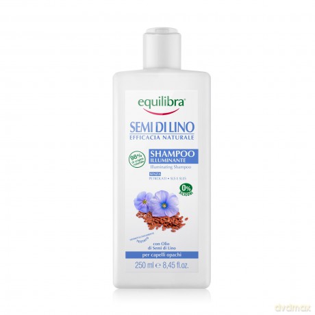 Equilibra Len Szampon do włosów rozświetlający z lnem 250 ml