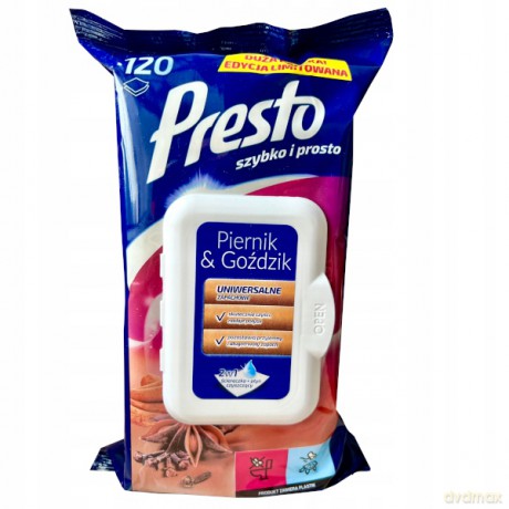 Presto mokre chusteczki czyszczące
