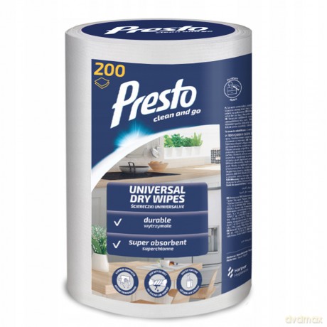 HARPER PRESTO Suche ściereczki w rolce 200 szt