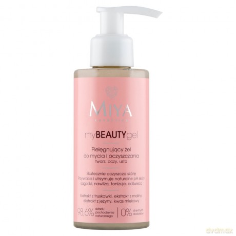 MIYA myBEAUTYgel Pielęgnujący Żel do mycia i oczyszczania - twarz,oczy,usta 140 ml