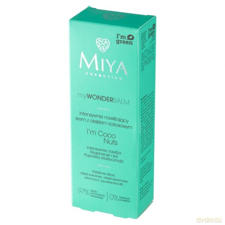 MIYA myWonderBalm Intensywnie Nawilżający Krem z olejkiem kokosowym 75 ml