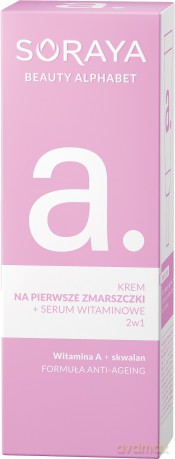 Soraya Beauty Alphabet Wit.A. Krem na pierwsze zmarszczki+ Serum Witaminowe 2w1 30 ml