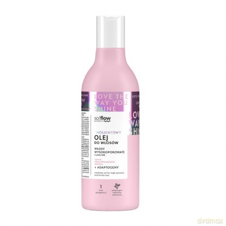 Vis Plantis So!Flow Emolientowy Olej do włosów wysokoporowatych i łamliwych 150 ml