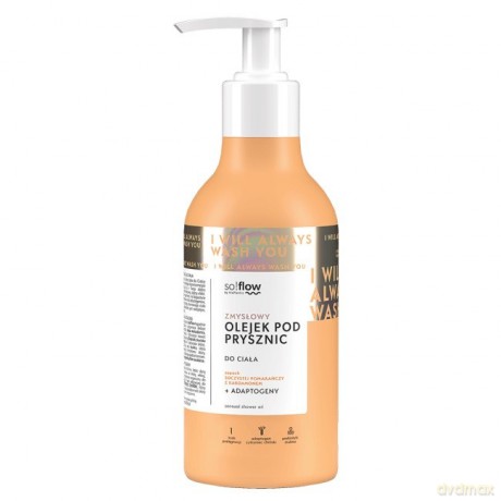 Vis Plantis So!Flow Zmysłowy Olejek pod prysznic - zapach soczystej pomarańczy z kardamonem 400 ml