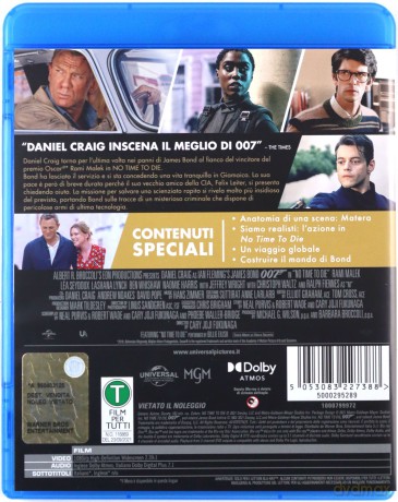 007 James Bond No Time to Die (Nie czas umierać) [Blu-Ray]
