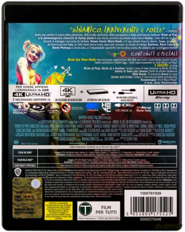 Birds of Prey and the Fantabulous Emancipation of One Harley Quinn (Ptaki nocy (i fantastyczna emancypacja pewnej Harley Quinn)) [Blu-Ray 4K]+[Blu-Ray]