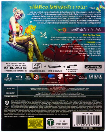Birds of Prey and the Fantabulous Emancipation of One Harley Quinn (Ptaki nocy (i fantastyczna emancypacja pewnej Harley Quinn)) [Blu-Ray 4K]+[Blu-Ray]