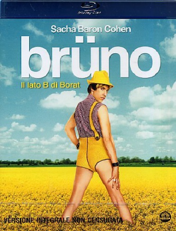 Brüno: Delicious Journeys Through America for the Purpose of Making Heterosexual Males Visibly Uncomfortable in the Presence of a Gay Foreigner in a Mesh T-Shirt (Brüno) [Blu-Ray]