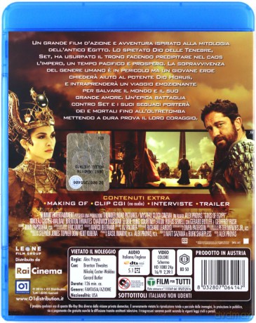 Gods of Egypt (Bogowie Egiptu) [Blu-Ray]