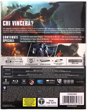 Godzilla vs. Kong [Blu-Ray 4K]+[Blu-Ray]