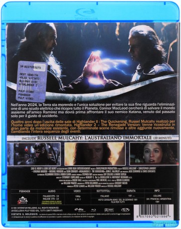 Highlander II: Yellowknife (Nieśmiertelny II: Nowe życie) [Blu-Ray]