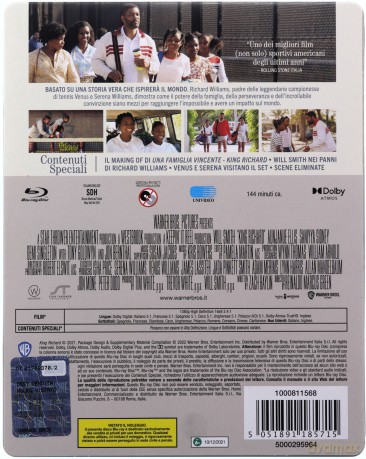 King Richard: Zwycięska rodzina (steelbook) [Blu-Ray]