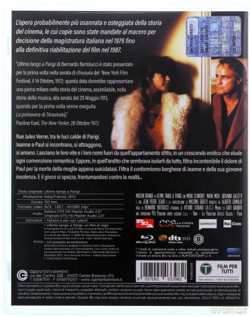 Last Tango in Paris (Ostatnie tango w Paryżu) [Blu-Ray]