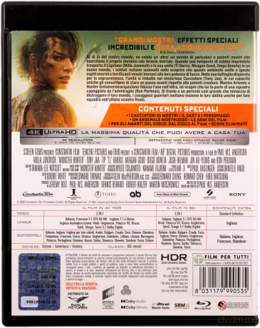 Monster Hunter (Łowca potworów) [Blu-Ray 4K]+[Blu-Ray]