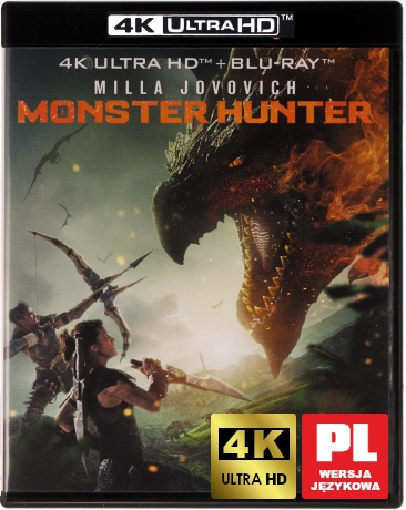 Monster Hunter (Łowca potworów) [Blu-Ray 4K]+[Blu-Ray]