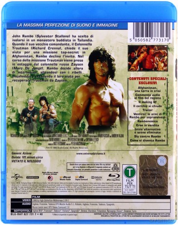 Rambo: First Blood Part III (Rambo 3) [Blu-Ray]