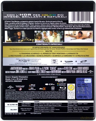 Scarface (Człowiek z blizną) [Blu-Ray]