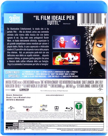 Sing [Blu-Ray]