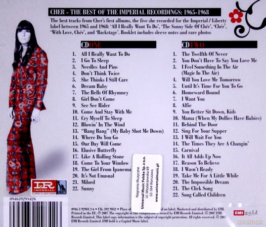 Cher: The Best Of Imperial Recordings 1965-68 [2CD]