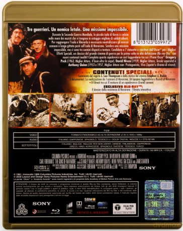 The Guns of Navarone (Działa Navarony) [Blu-Ray]
