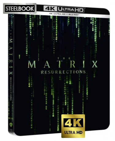 The Matrix Resurrections (Matrix: Zmartwychwstania) (steelbook) [Blu-Ray 4K]+[Blu-Ray]