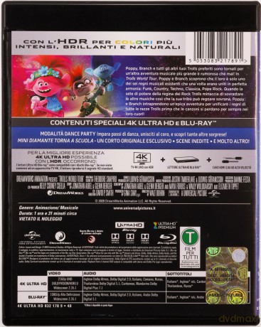 Trolls World Tour (Trolle 2) [Blu-Ray 4K]+[Blu-Ray]
