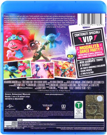 Trolls World Tour (Trolle 2) [Blu-Ray]
