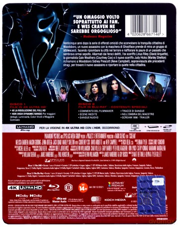 Scream (steelbook) (Krzyk) [Blu-Ray 4K]+[Blu-Ray]