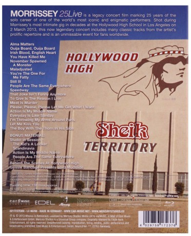 Morrisey: 25 Live - Hollywood High School Los Angeles 2013 [Blu-Ray]