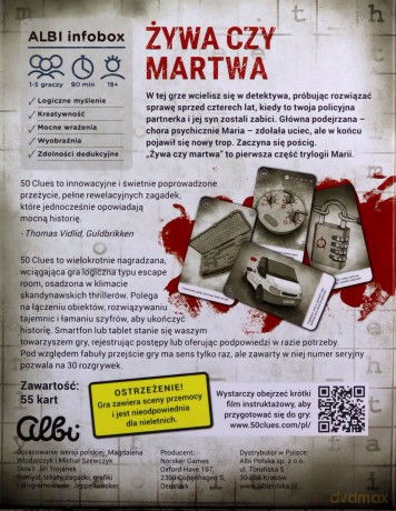 50 Clues - seria II - Żywa czy martwa cz.1 [GRA] 