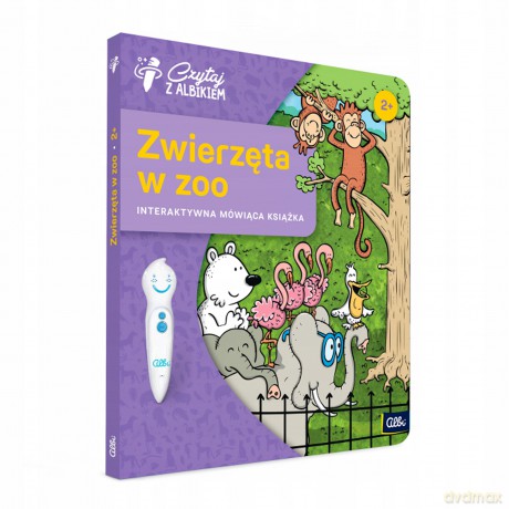 Czytaj z Albikiem Zwierzęta w ZOO [KSIĄŻKA]