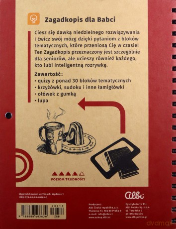 Zagadkopis dla Babci [KSIĄŻKA]