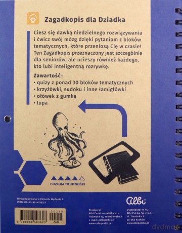 Zagadkopis dla Dziadka Albi   [KSIĄŻKA]