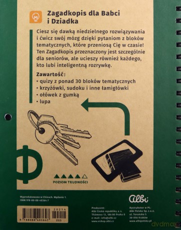 Zagadkopis dla Babci i Dziadka Albi  [KSIĄŻKA]