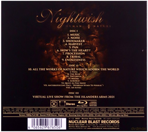 Nightwish: Human Nature Tour Edition [Blu-Ray]+[2CD]