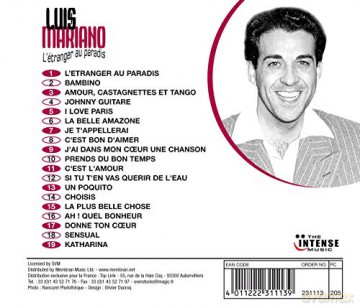 Luis Mariano: L'étranger au paradis [CD]