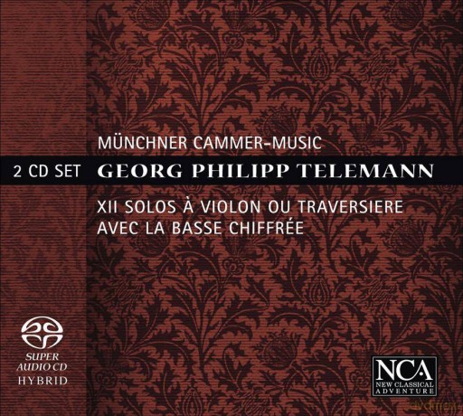 Münchener Kammer Musik: Telemann: XII Solos a Violin (digipack) [2CD]