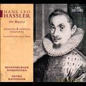 Regensburger Domspatzen/Ratzinger: Hassler:Geistliche und Weltl. (digipack) [CD]