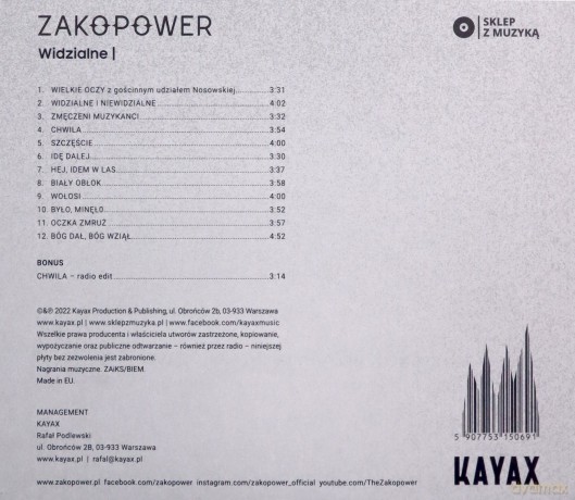 Zakopower: Widzialne | Niewidzialne [CD]