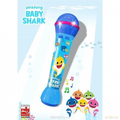 Baby Shark Mikrofon ze wzmacniaczem i rytmami