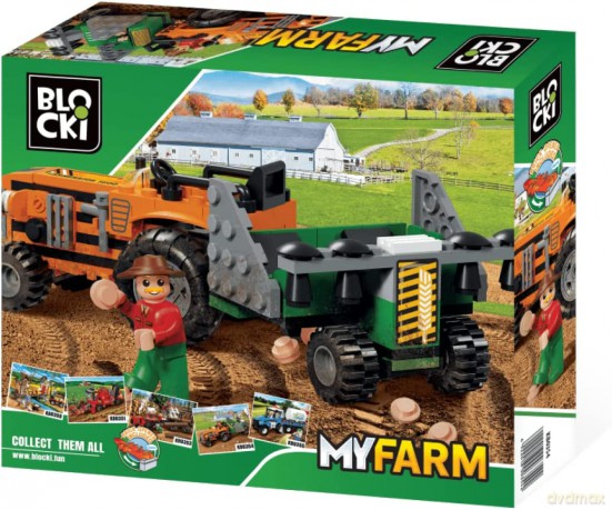 Blocki MyFarm Traktor z siewnikiem [KLOCKI]