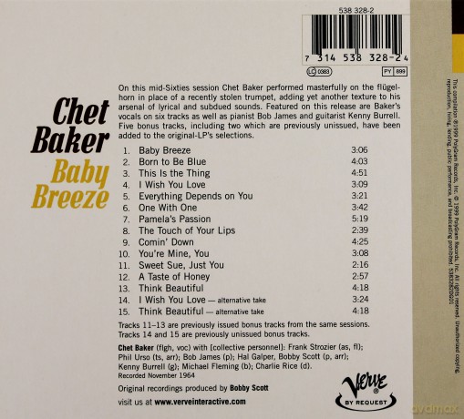 Chet Baker: Baby Breeze [CD]