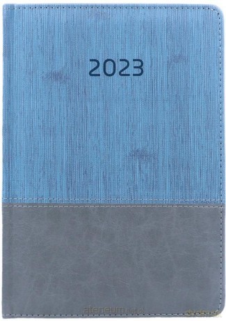 Kalendarz 2023 A5 dzienny Savana niebieski [KALENDARZ]