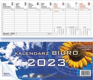 Kalendarz 2023 biurkowy poziomy mix [KALENDARZ]